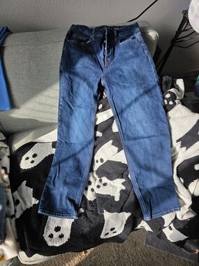 Old Navy Women's High-Rise Jeans in Blue Denim